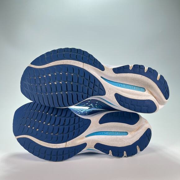 Mizuno Wave Rider 27 Blue White Running Shoes J1GD230325 Women's Size 7.5 - Picture 8 of 11